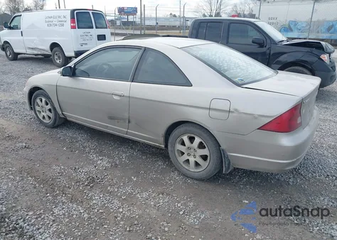 2003 Honda Civic Ex z USA, uszkodzony, nr VIN 1HGEM21933L036191